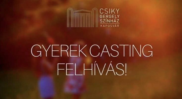 Gyerekeknek hirdet castingot a Csiky Gergely Színház