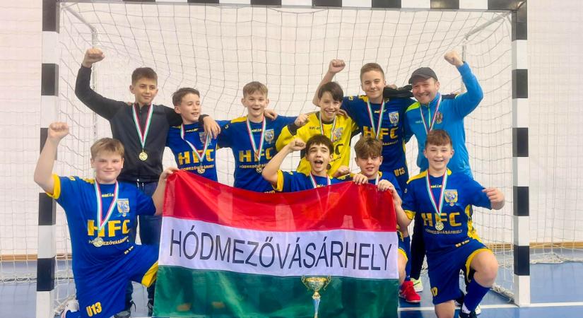 Bajnok lett a HFC U13 -as futsal csapata