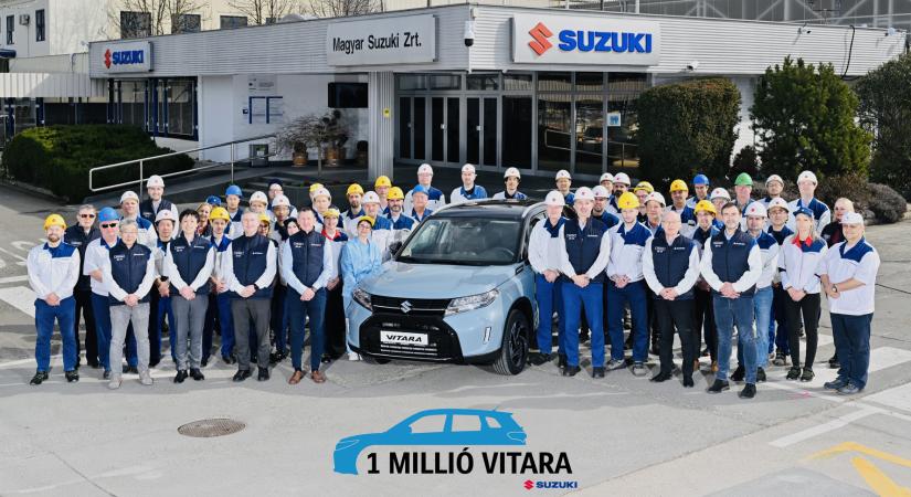 Elkészült az egymilliomodik Suzuki Vitara