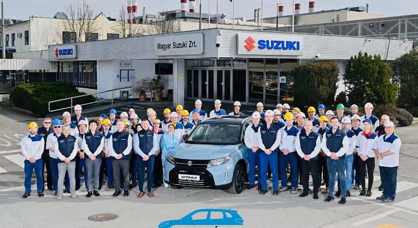 Elkészült az egymilliomodik Suzuki Vitara Esztergomban