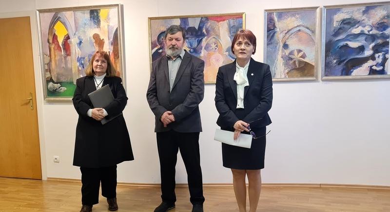 Nyugalmat árasztó melegség - Kondor János festőművész kiállítása a Berzsenyi Dániel Könyvtárban