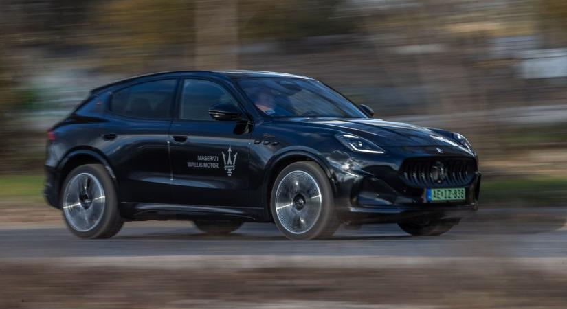 Patinás márkájú családi sportautó, ami történetesen elektromos – Maserati Grecale Folgore teszt