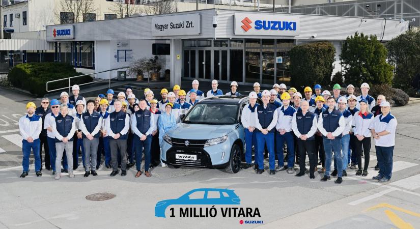 Esztergomban elkészült az egymilliomodik Suzuki Vitara!