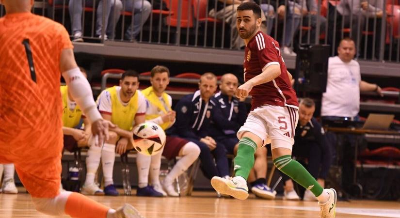 Futsal Eb-selejtező: négygólos magyar siker Nyíregyházán