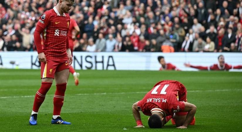 Pontlevonás fenyegeti Szoboszlaiékat? Hatot cserélt a Liverpool a meccsen