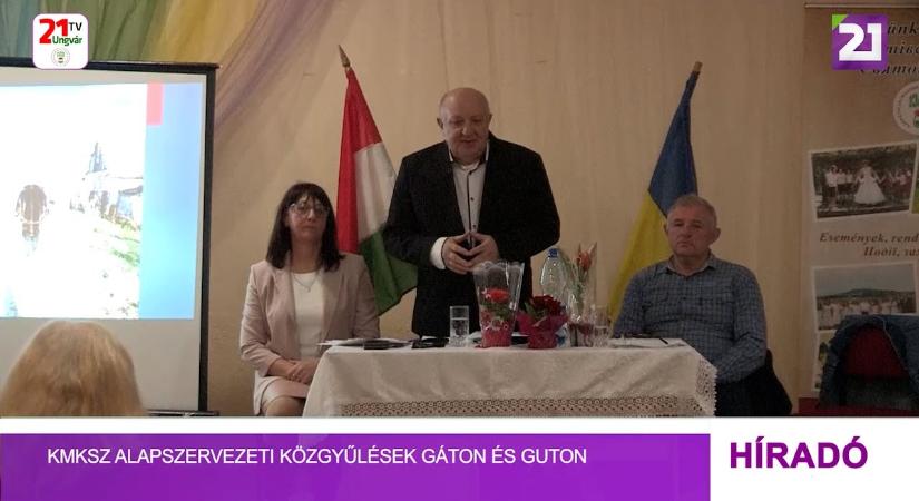 KMKSZ alapszervezeti közgyűlések Gáton és Guton (videó)