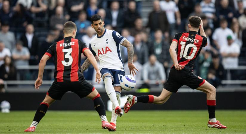 PL: kétgólos hátrányból állt fel a Bournemouth ellen a Tottenham! – videóval