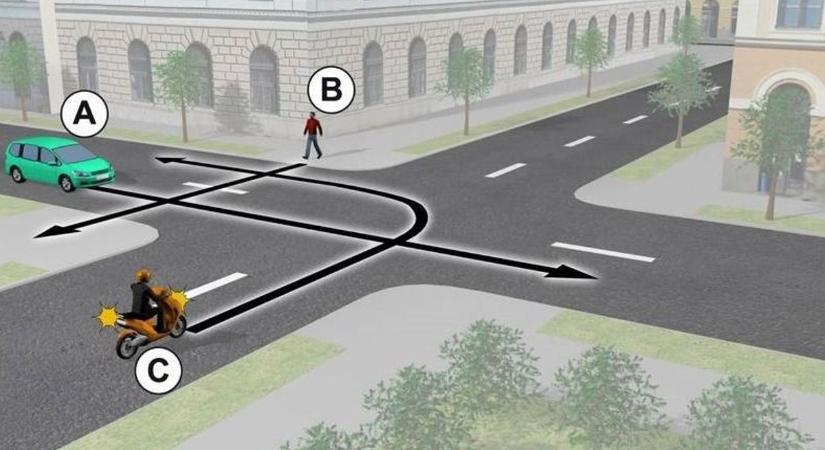 Ez berántja az agyadban a kéziféket – elhoztuk a legnehezebb KRESZ-tesztet!