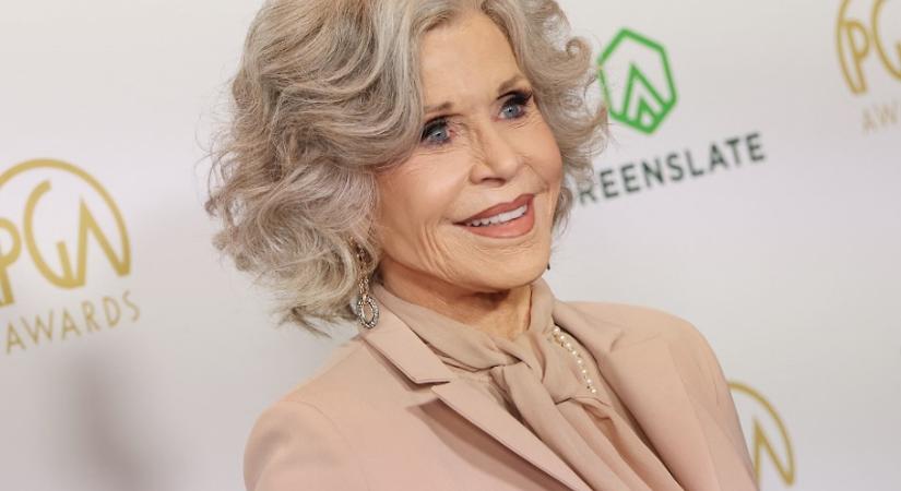 Jane Fonda nappaliját dicsérik most a tervezők – de a cipője is vagány