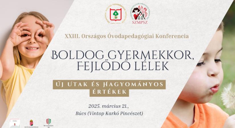 Boldog gyermekkor, fejlődő lélek – várják a jelentkezőket az országos óvodapedagógiai konferenciára