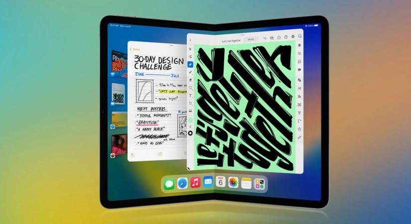 Az Apple egy kijelző alatti Face ID-n dolgozik az összehajtható iPad Pro számára