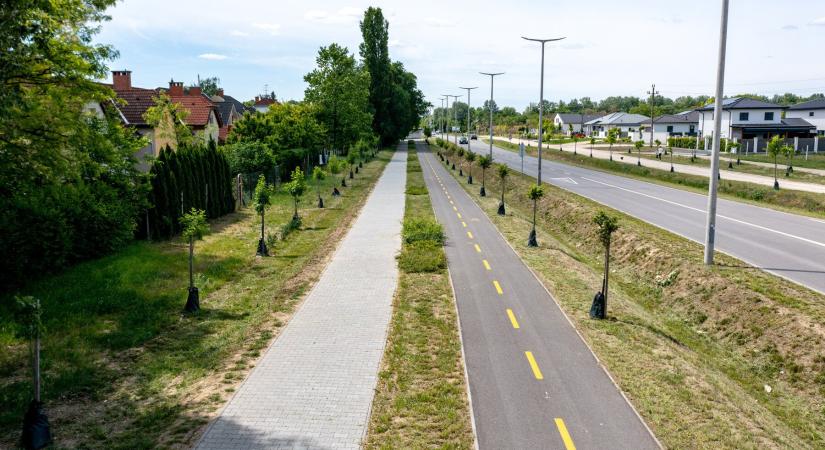 Újabb 5 kilométer kerékpárút épül a horvát határ mellett