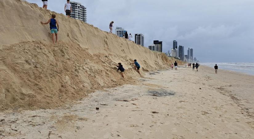 Szörnyű látvány: a Gold Coast ikonikus strandjai eltűntek