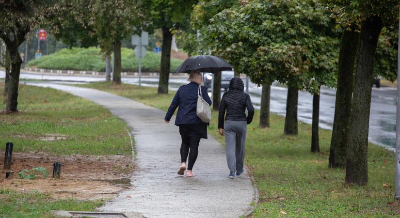 Meteorológia: kiadós csapadék várható a héten, többfelé a havi mennyiség is leeshet