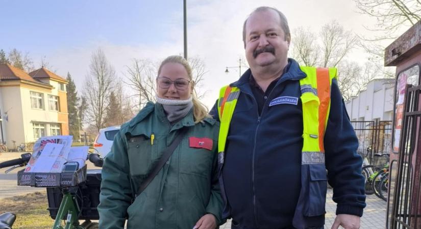 Polgárőrök felügyelete mellett vitték a nyugdíjakat Ebesen