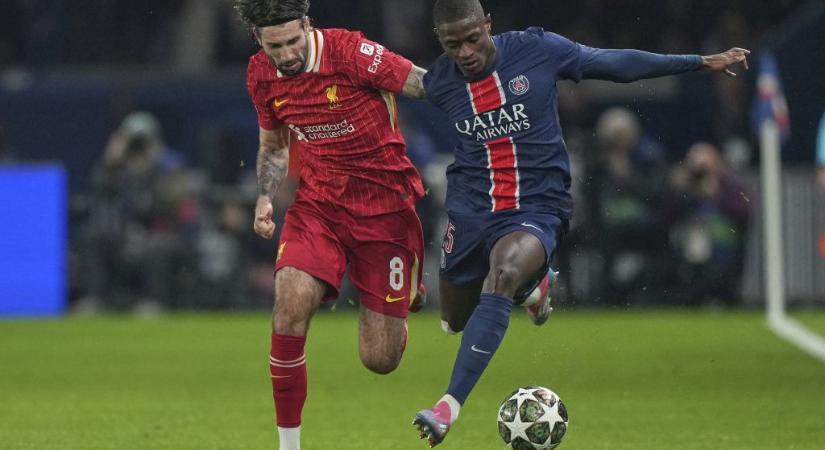 Szoboszlaiék BL-álma darabokra tört: a Liverpoolt tizenegyesekkel ejtette ki a PSG