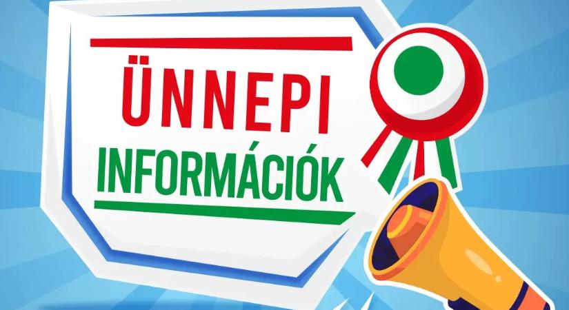 Március 15: ünnepi információk