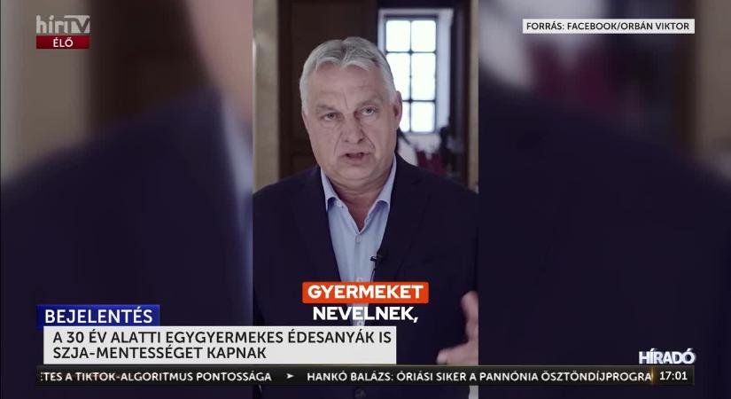 Rendkívüli bejelentést tett a miniszterelnök  videó