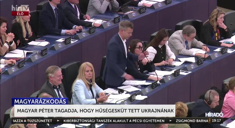 Magyar Pétert a sajátjai buktatták le, miközben tagadja, hogy hűségesküt tett Ukrajnának  videó