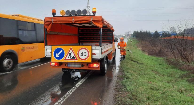 Óvatosan vezessenek a Tiszavasvári úton !