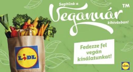 A Veganuár 2025 kiemelt élelmiszerlánc-partnere a Lidl volt