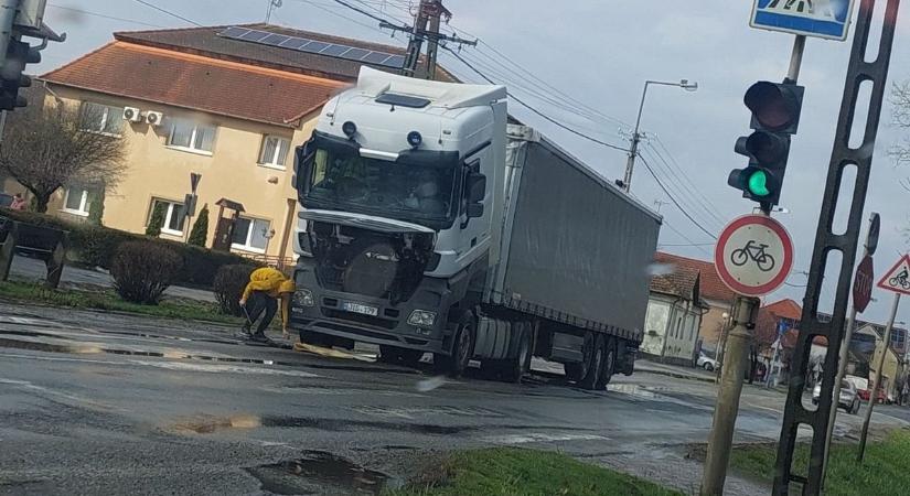 Porcsalmán most sajnos megtörtént, amitől minden kamionos retteg
