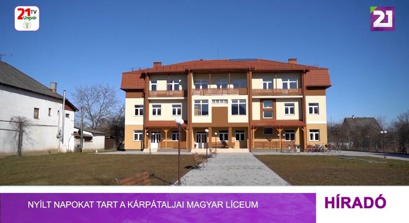 Nyílt napokat tart a Kárpátaljai Magyar Líceum (videó)