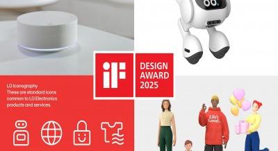 36 díjat nyert az LG az iF Design Award versenyén