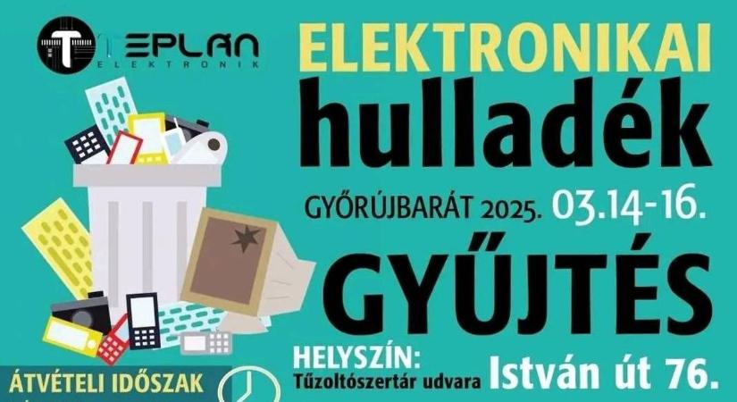 Elektronikai hulladékot gyűjtenek