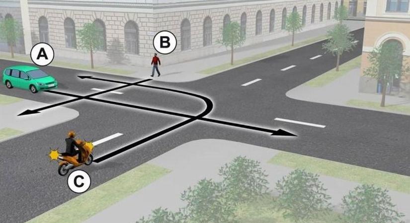 Életeket sodorhatsz veszélybe, ha ezt a KRESZ tesztet nem tudod megoldani