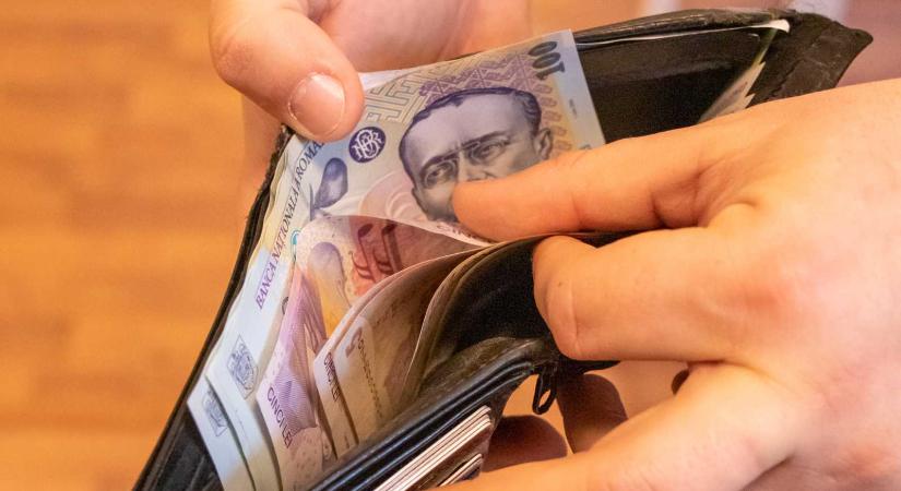 Több mint 300 lejjel csökkent a bruttó átlagbér januárban