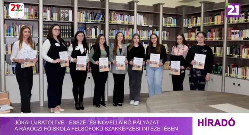 Esszé és novellaíró pályázat a Rákóczi főiskola Felsőfokú Szakképzési Intézetében (videó)