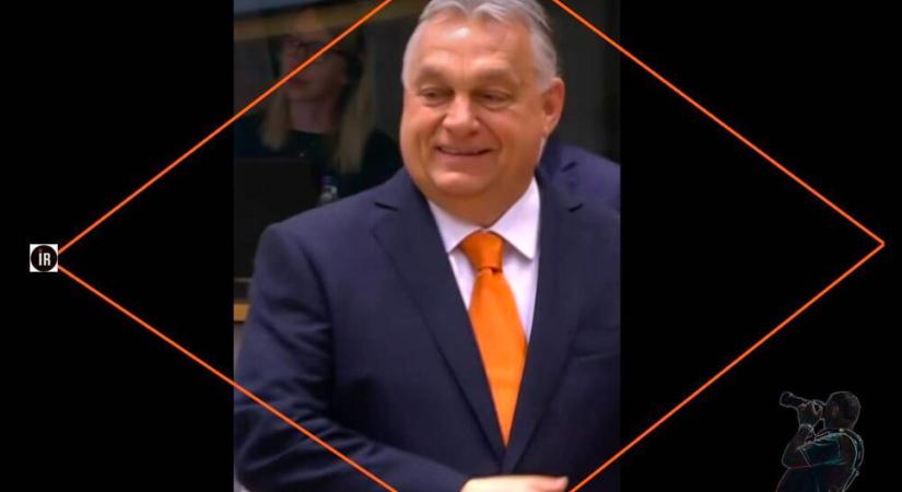 A beszéd, a műsor után, Orbán Viktor a Múzeum kertben