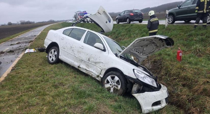 Kaposmérői édesanya szenvedett balesetet gyermekével Zalában