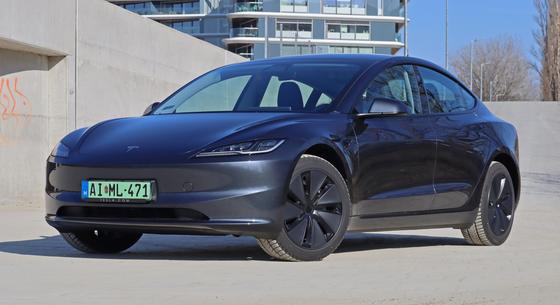 Azt a hétszázát! Teszten a 700 km-t ígérő hatótávbajnok, az új Tesla Model 3