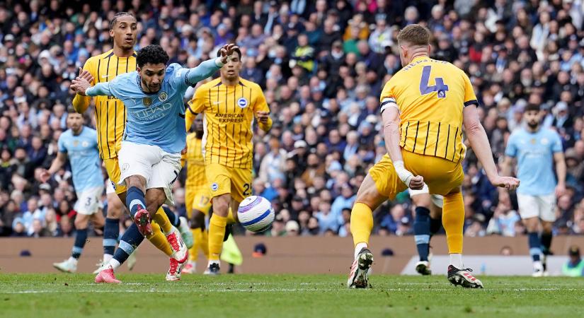 Döntetlent harcolt ki a Brighton a címvédő Manchester City ellen – eredmények