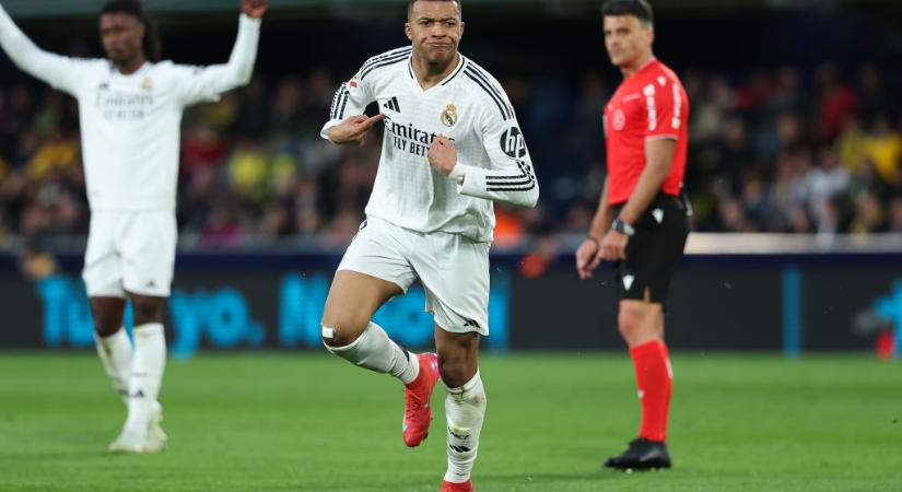 La Liga: Mbappé duplája biztosította a Real Madrid győzelmét a Villarreal ellen – videóval