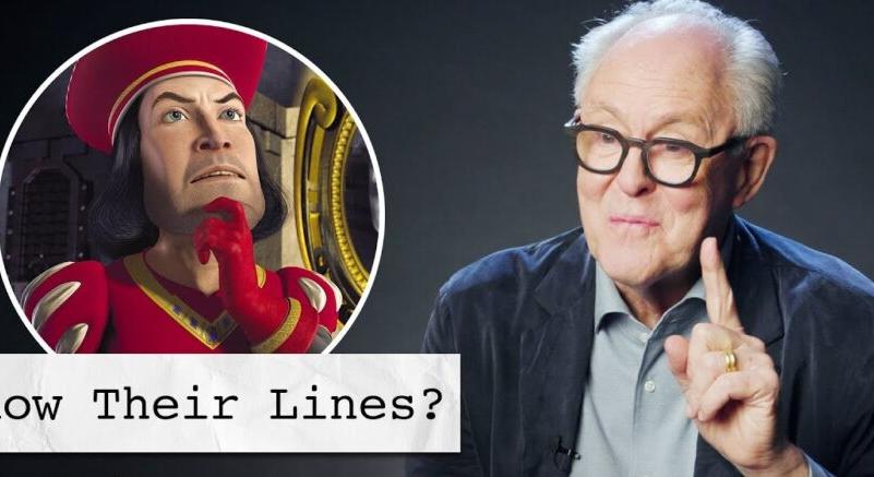 A közel 80 éves John Lithgow kiválóan emlékszik az elmondott soraira, legyen az a Shrekben vagy a Dexterben