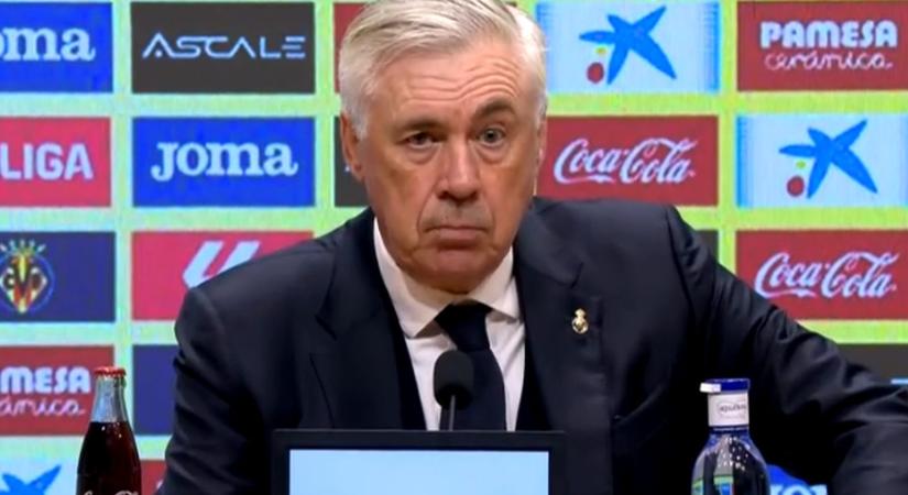 Teljesen kiakadt Carlo Ancelotti, feldúltan nyilatkozott a Real Madrid vezetőedzője