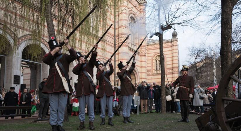 A Magyar-Zsidó Szabadságharcosokért Emlékbizottság 1848-49 hőseire emlékezik