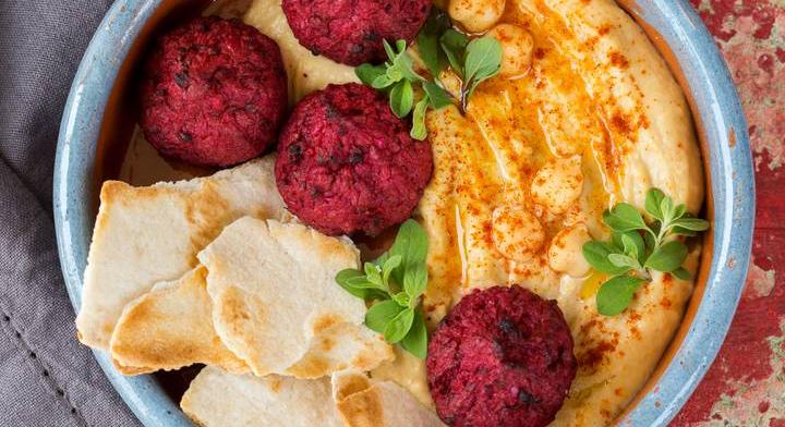 Mutatós céklás falafel: fehérjéből nem lesz hiány