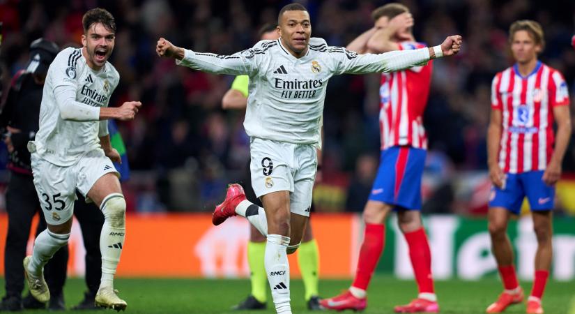 Mbappé a farkát markolászta az Atlético-drukkerek előtt