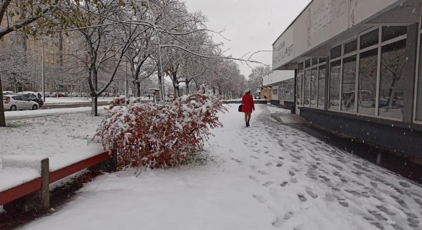 Hózáporokkal térhet vissza a télies időjárás