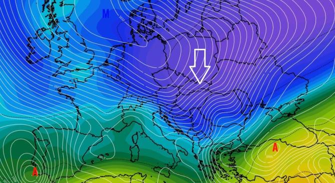 Így ömlik ránk hétfőn a hideg