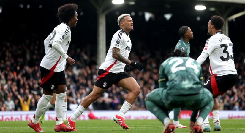 PL: továbbra is szenved a Tottenham, ezúttal a Fulham vendégeként szenvedtek vereséget! – videóval