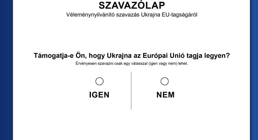 Íme a szavazólap, erről beszélt Orbán Viktor