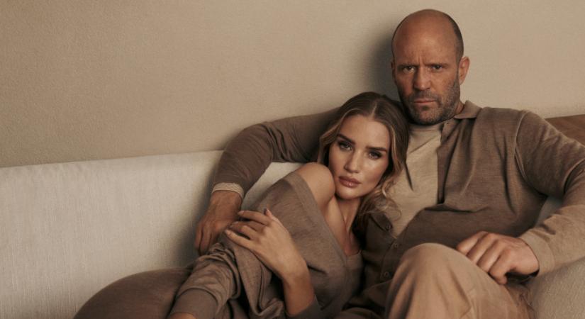 Közös kampányban pózol Rosie Huntington-Whiteley és Jason Statham