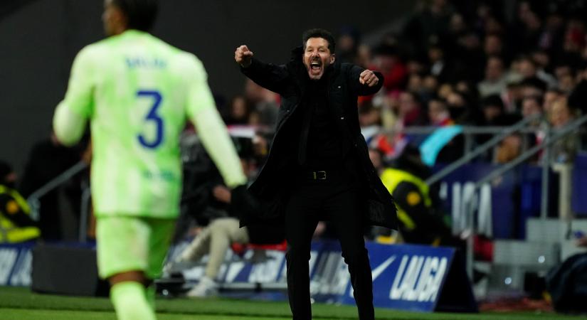 Simeone szerint a szerencse a Barca oldalára állt a négygólos fordításuknál