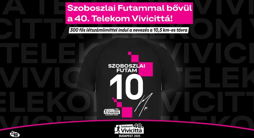 Szoboszlai futammal bővül az idei Telekom Vivicittá