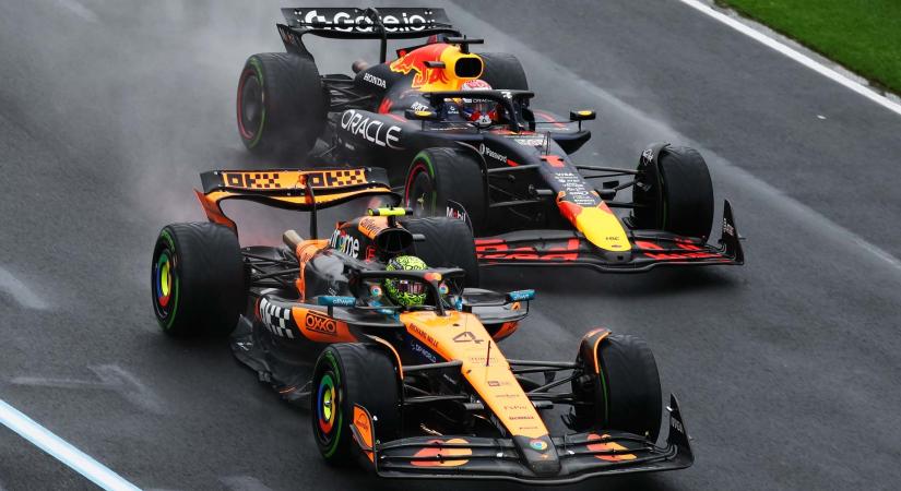 McLaren: Norris autója megsérült, ezért került közel Verstappen